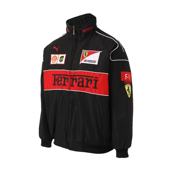 Alternative view of Black Ferrari Vintage Racing Jacket