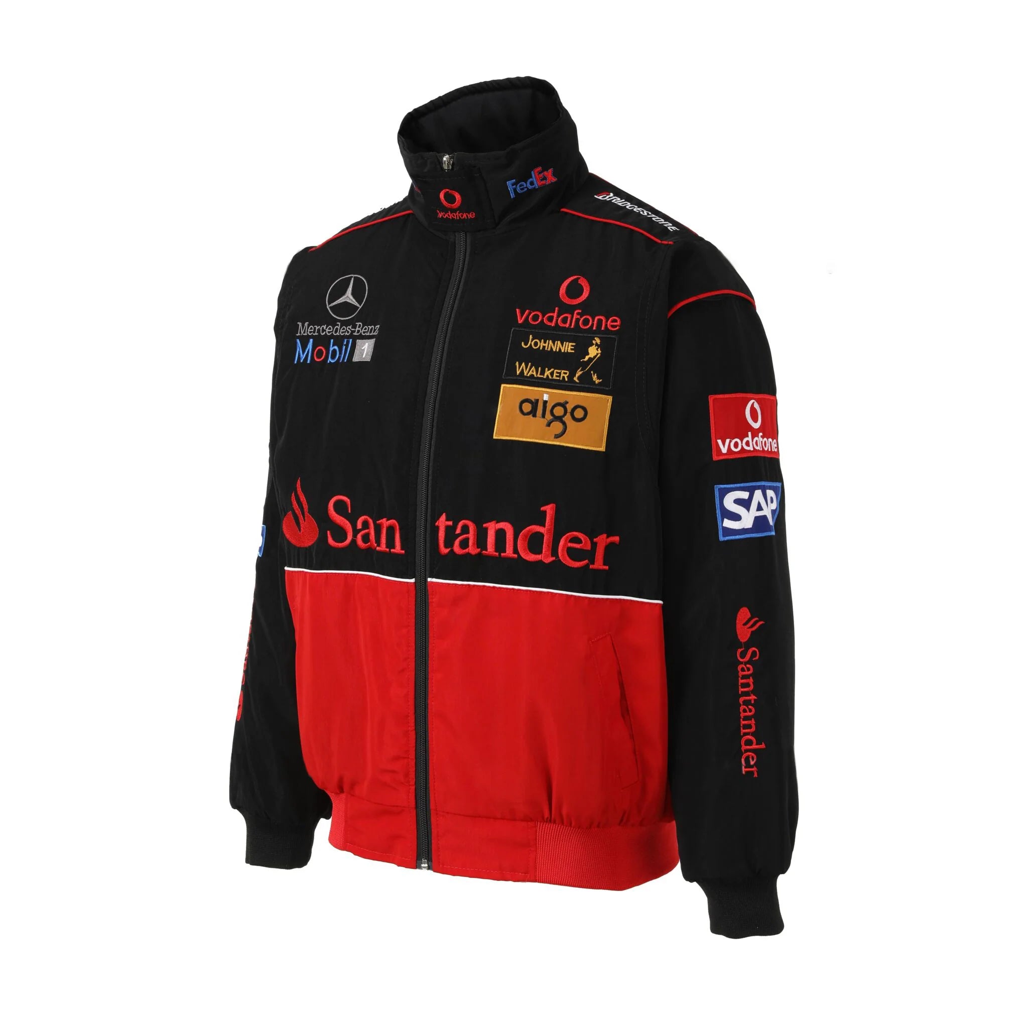 Red Mercedes Vintage Racing Jacket - Image 2