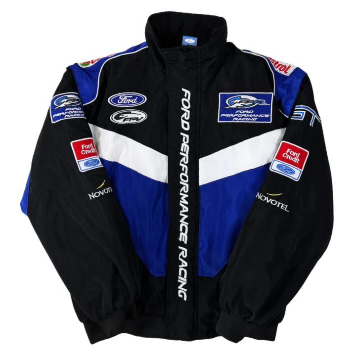 Black Ford Vintage Racing Jacket