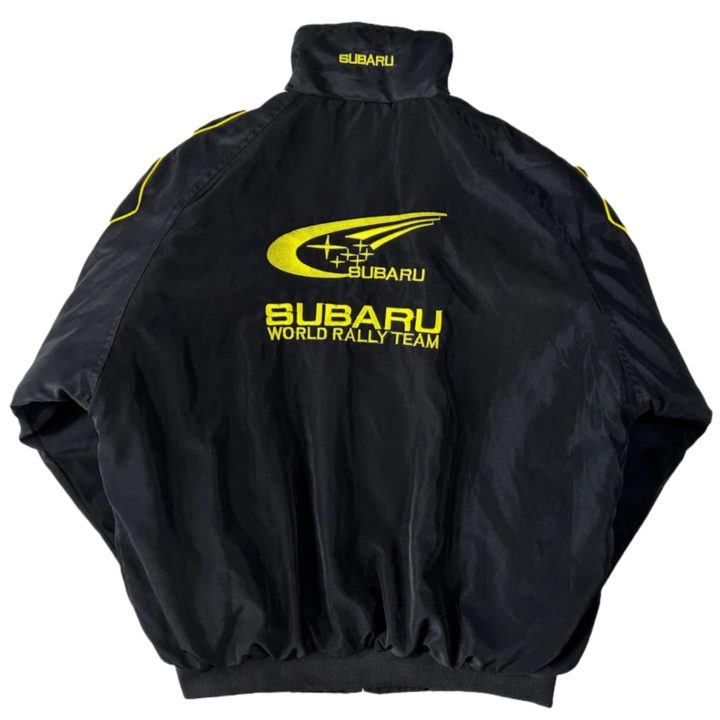Alternative view of Black Subaru Vintage Racing Jacket