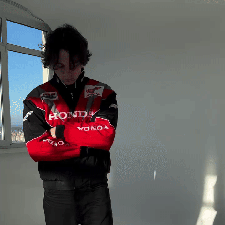 *NEW* Honda Vintage Racing Jacket - Image 4