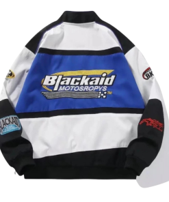Alternative view of Blue Blackaid Vintage Racing Jacket